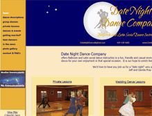Tablet Screenshot of datenightdance.com